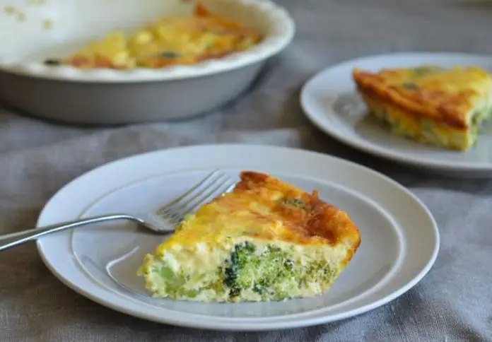 Quiche de brocolis et fromage au thermomix