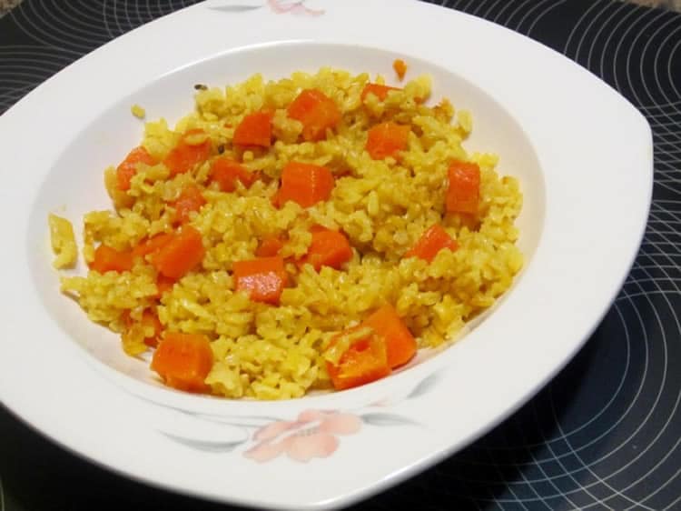 Riz aux carottes au cookeo
