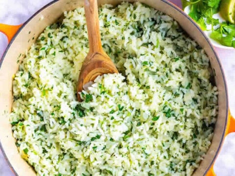 Riz à la coriandre et au citron