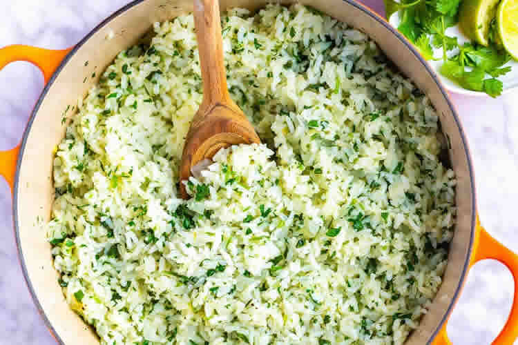 Riz à la coriandre et au citron
