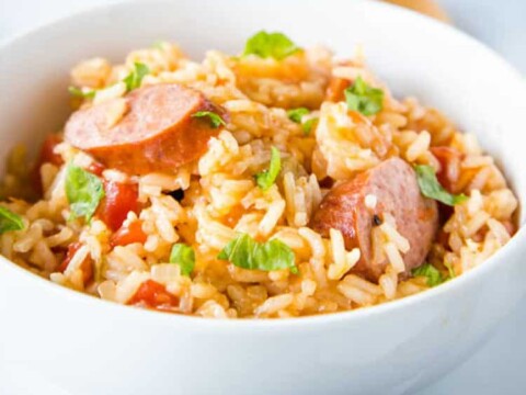 Saucisses au riz au cookeo