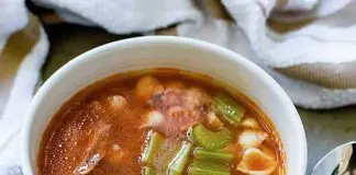 Soupe de poulet et céleri au cookeo