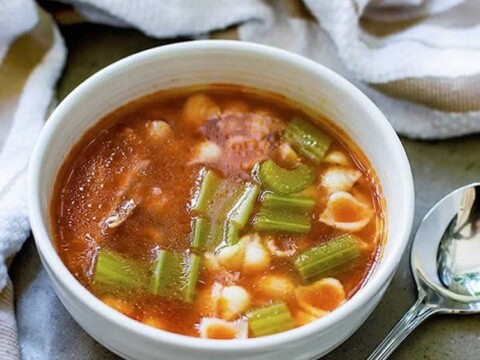 Soupe de poulet et céleri au cookeo