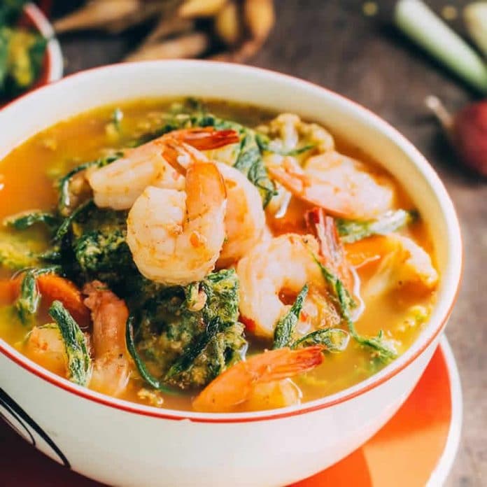 Soupe thaï crevettes au thermomix
