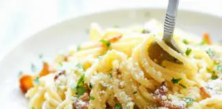 Spaghetti à la carbonara au cookeo
