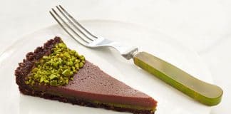 Tarte au chocolat et pistache