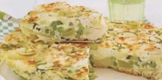 Tortilla courgettes et poireaux au thermomix
