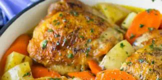 Cuisses de poulet aux carottes au cookeo