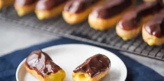 Eclairs au chocolat et crème au thermomix