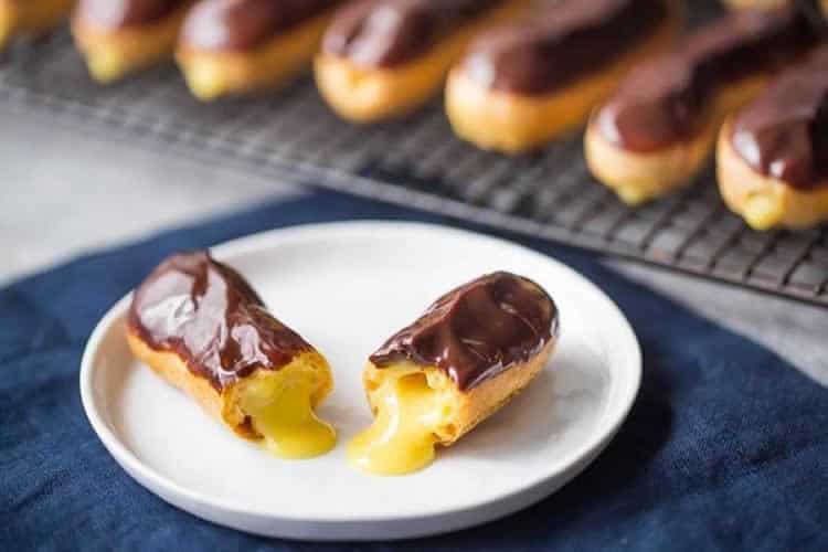 Eclairs au chocolat et crème au thermomix