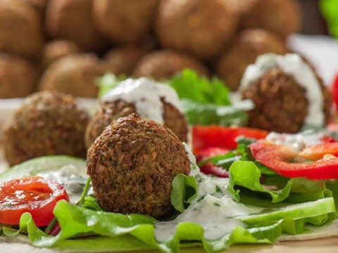 Falafels avec sauce concombre au thermomix