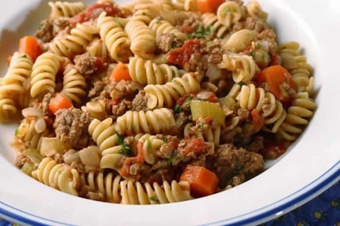 Fusilli à la viande hachée au thermomix