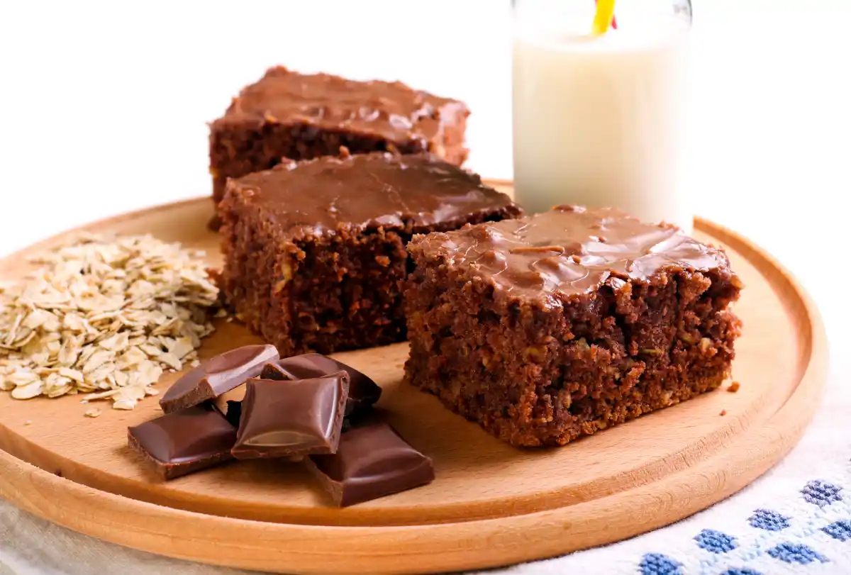 Gâteau aux flocons d'avoine et chocolat au thermomix