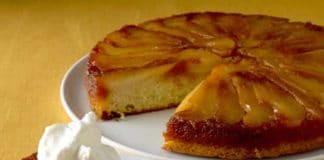 Gâteau renversé aux poires caramélisé