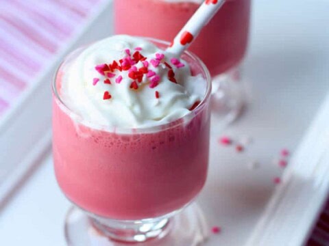 Milkshake Saint-Valentin au thermomix