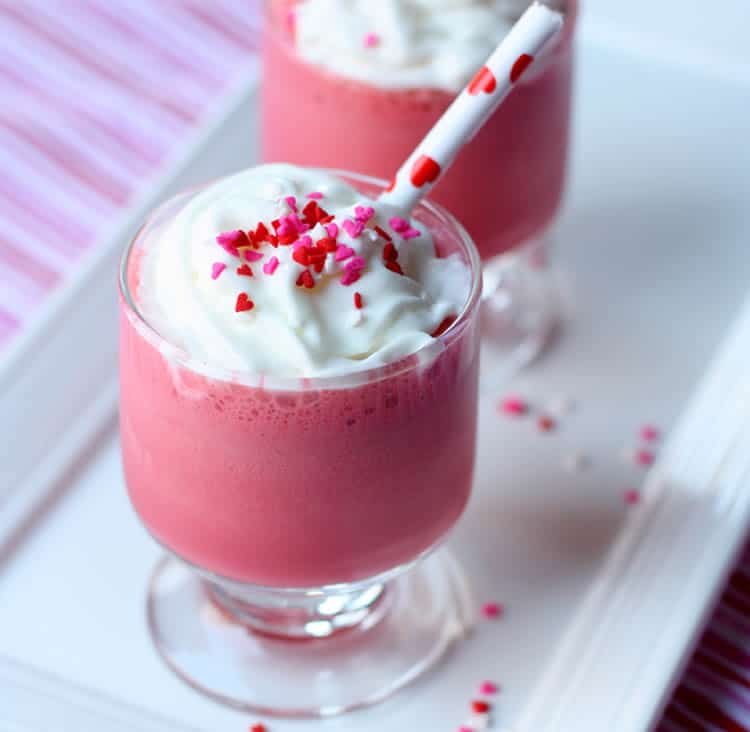 Milkshake Saint-Valentin au thermomix