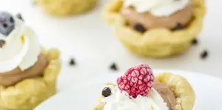 Mini tartes à la crème au chocolat