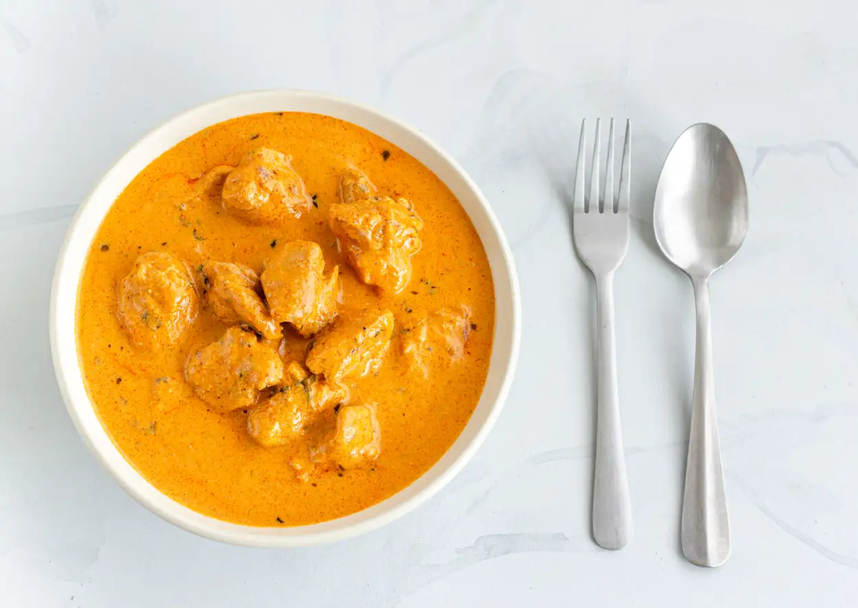 Poulet au curry et mangue au thermomix