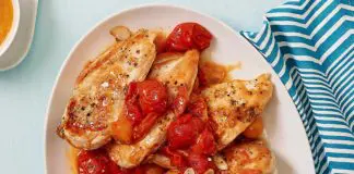 Poulet aux tomates cerises au cookeo