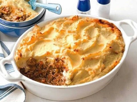 Purée à la viande hachée