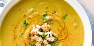 Soupe chou-fleur épicée au thermomix