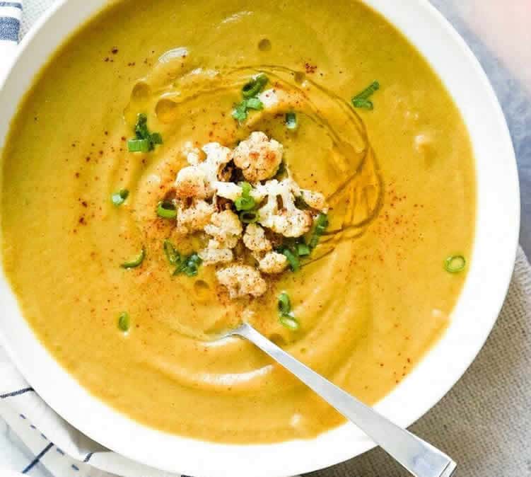 Soupe chou-fleur épicée au thermomix