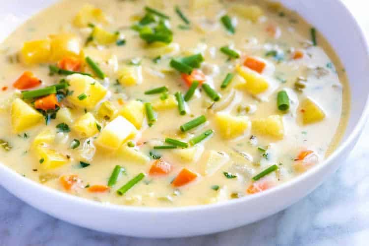 Soupe de légumes variés au thermomix