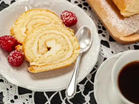 génoise fourrée à la crème au Thermomix