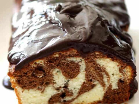 Gâteau marbré chocolat au thermomix