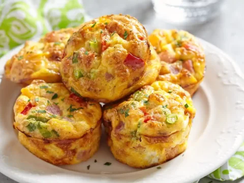 mini quiches aux légumes sans pâte