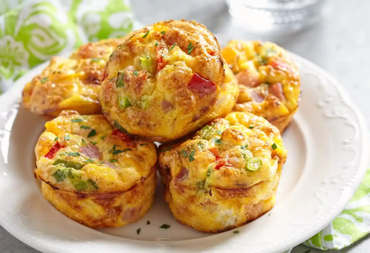 mini quiches aux légumes sans pâte