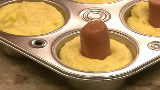 Muffins aux saucisses hot dog 1