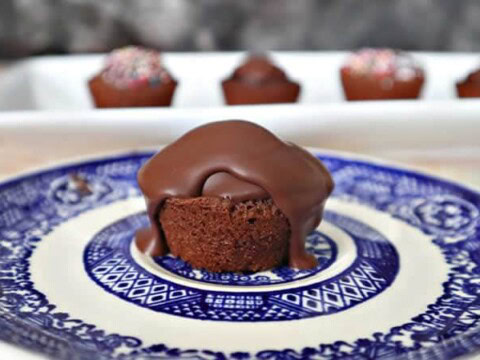 Muffins chocolat glaçage au thermomix