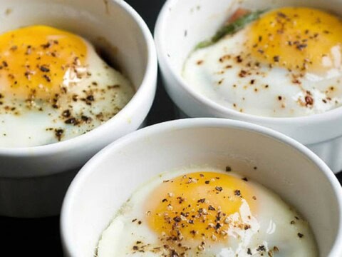 Oeuf cocotte au jambon