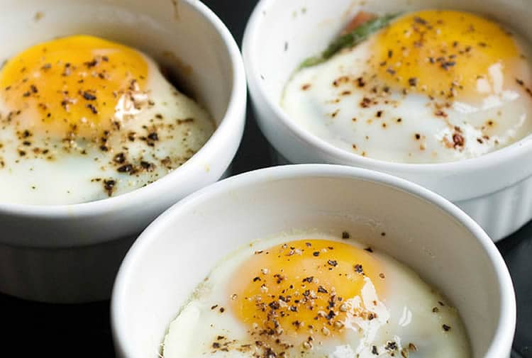 Oeuf cocotte au jambon