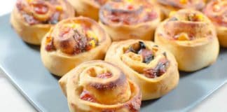 Pizza roulée au fromage au thermomix