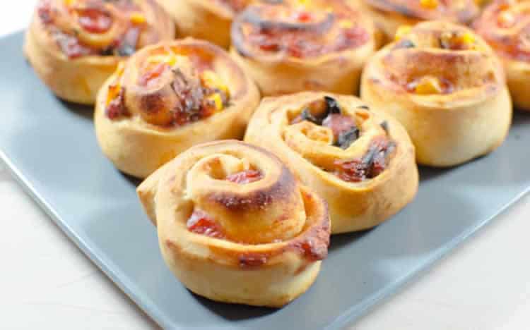 Pizza roulée au fromage au thermomix