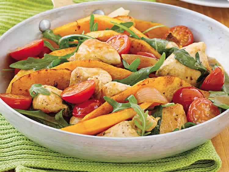 Poulet au butternut et orange