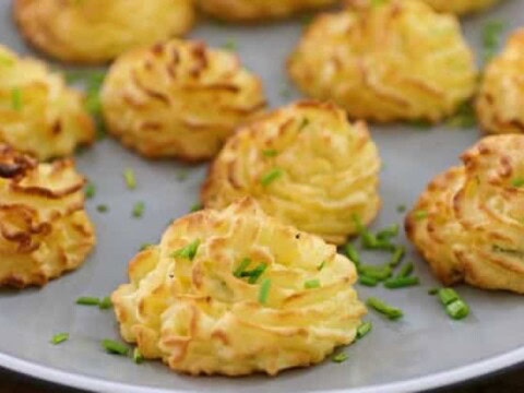 Purée de pommes de terre meringuée