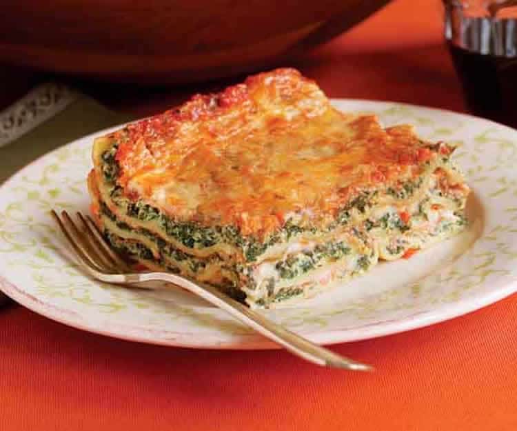 Recette lasagnes aux épinards au thermomix
