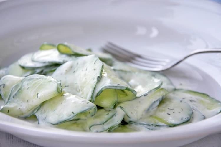 Salade concombre au thermomix