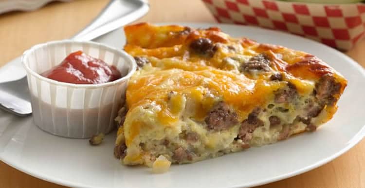 Tarte au cheeseburger