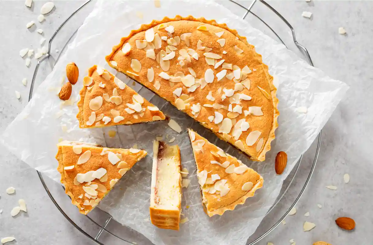 Tarte aux amandes effilées au thermomix