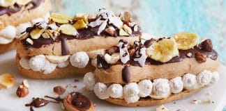 Éclairs au chocolat et banane au thermomix