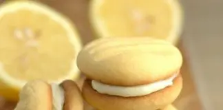 Biscuits fourrés crème au citron