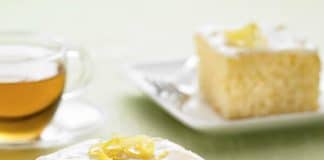 Cake au citron avec glaçage