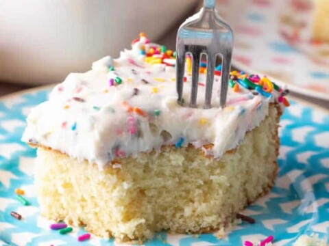 Cake à la vanille et son glaçage