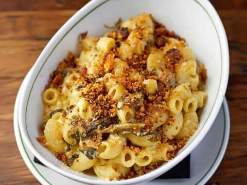 Gratin de pâtes au chou