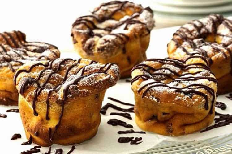 Muffins au fromage et au chocolat