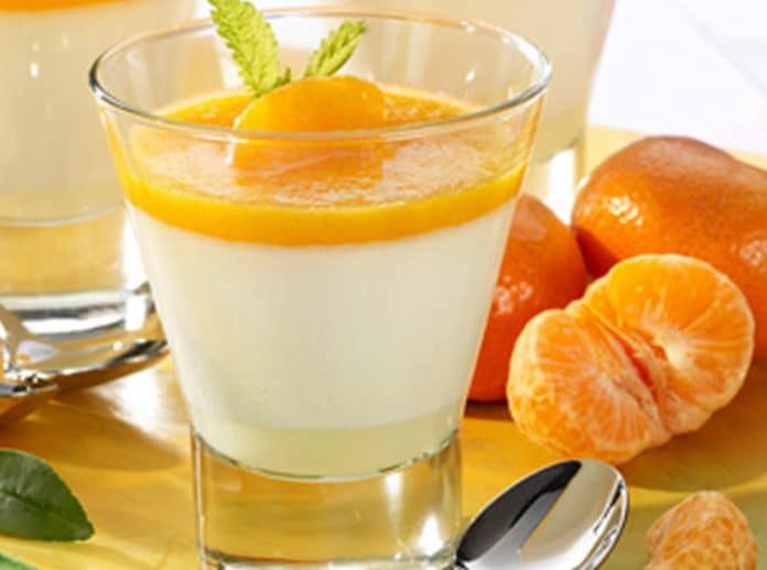 Panacotta aux mandarines au thermomix
